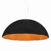 vidaXL Lampă suspendată, negru și auriu, &Oslash;70 cm, E27