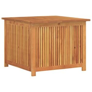 vidaXL Ladă depozitare pentru grădină 75x75x58 cm lemn masiv acacia