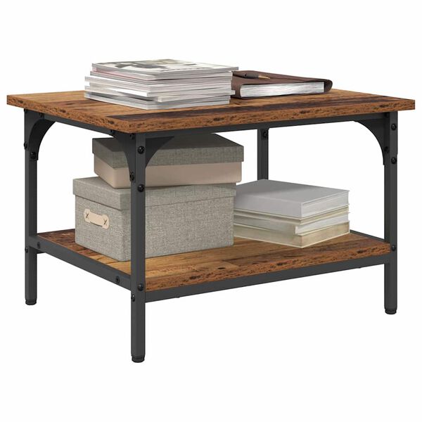 vidaXL Suport pentru imprimantă Lemn Vechi 50 x 40 x 38 cm