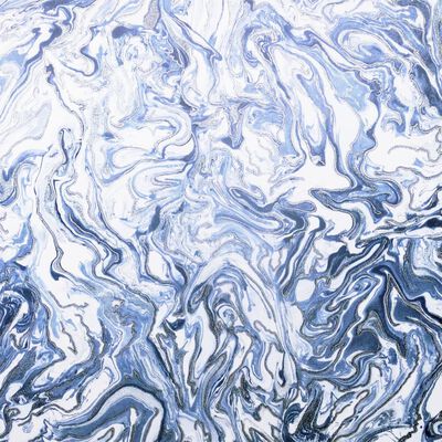 DUTCH WALLCOVERINGS Tapet "Liquid Marble", albastru