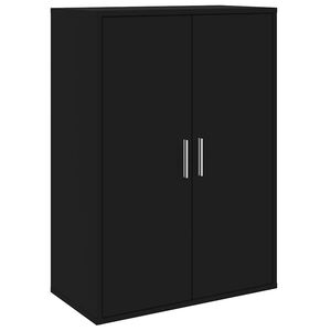 vidaXL Dulap, negru, 60x31x84 cm, lemn prelucrat