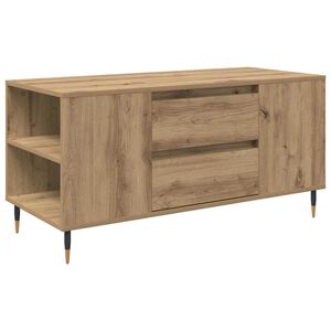 vidaXL Masă de cafea Stejar Artizanal 102 x 44,5 x 50 cm