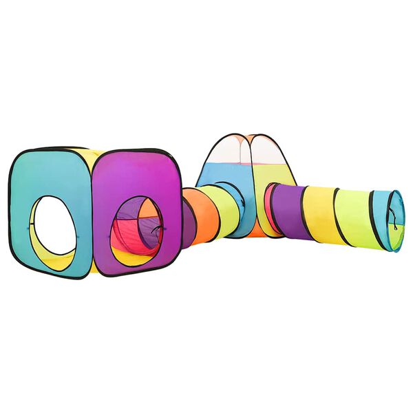 vidaXL Cort de joacă pentru copii, 250 bile, multicolor, 190x264x90 cm