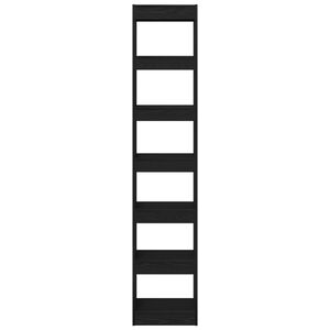 vidaXL Dulap pentru cărți Stejar Negru 40 x 30 x 198 cm Lemn compozit