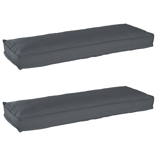 vidaXL Set de perne pentru palet 2 pcs Antracit 120 x 40 x 8 cm