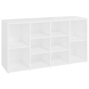 vidaXL Banchetă pantofar, alb, 103x30x55 cm, lemn prelucrat