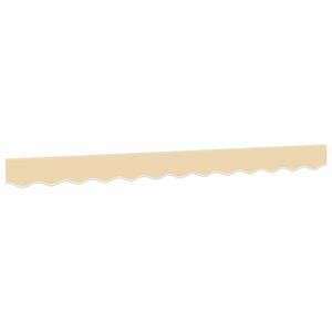 vidaXL P&acirc;nză de rezervă fald copertină, crem 300 cm dungi