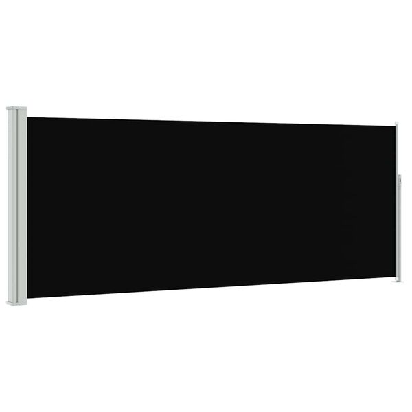 vidaXL Copertină laterală retractabilă, negru, 120x300 cm