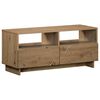 vidaXL Comodă TV 90 x 34.5 x 40 cm Stejar Artizanal Lemn prelucrat