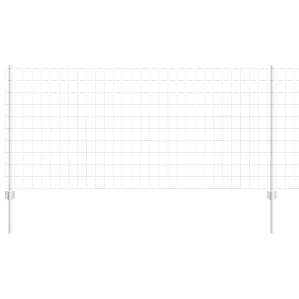 vidaXL Gard cu St&acirc;lp Argintiu 1 x 10 m Oțel