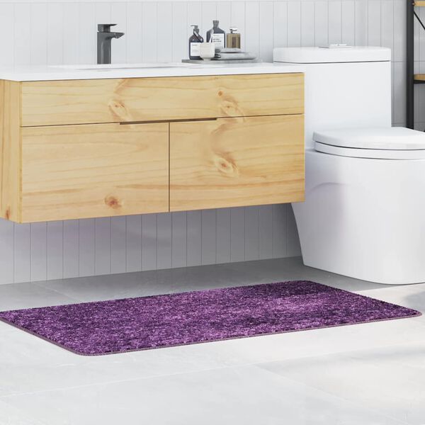vidaXL Covoare de baie anti-derapante Violet 70 x 120 cm PP
