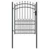 vidaXL Poartă de gard cu țepi EMMEN 104 x 134,5 cm