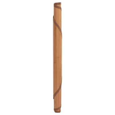 vidaXL Covor rotund, natural, 60 cm, bambus
