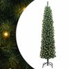 vidaXL Brad de Crăciun artificial Verde 180 cm PVC și oțel și plastic