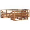 vidaXL Set de canapele de exterior 7 buc. natural Poliester