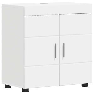 vidaXL Set dulap baie TULUM Alb 60 x 34 x 63 cm Lemn prelucrat