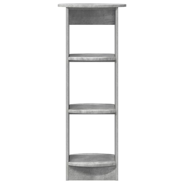 vidaXL Dulap lateral Gri Beton 40 x 40 x 100 cm Lemn prelucrat