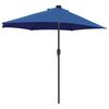 vidaXL Parasol de Grădină Albastru azur 294 x 150 x 223 cm