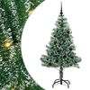 vidaXL Pom de Crăciun artificial cu zăpadă imitată și lumină LED