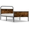 vidaXL Cadru pat fără saltea stejar sonoma 100x200 cm lemn prelucrat