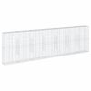 vidaXL Coș gabion cu capac, 700x50x200 cm, fier galvanizat