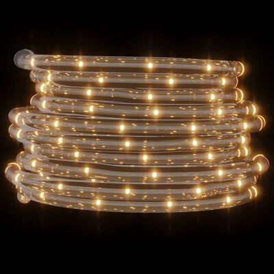 vidaXL Cablu luminos cu 120 LED-uri, alb cald, 5 m, PVC