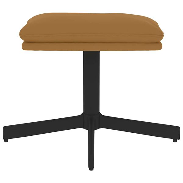 vidaXL Taburet, maro, 60x60x36 cm, catifea