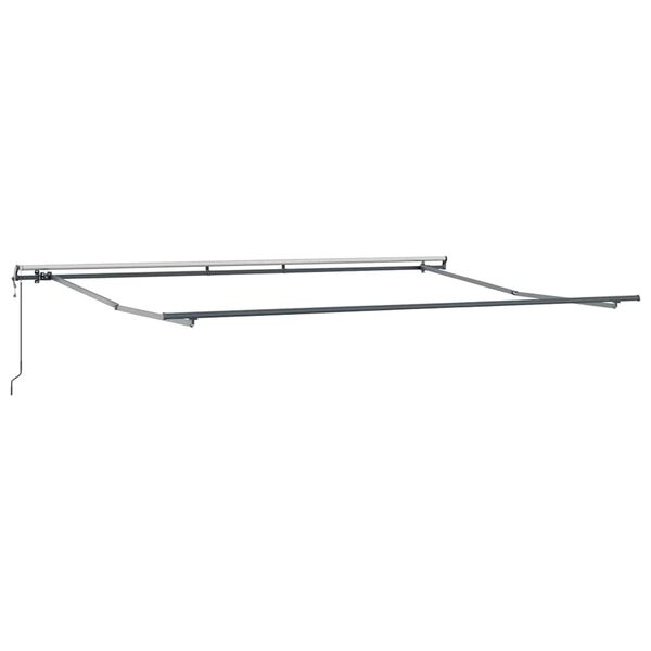 vidaXL Cortina Retractabilă Bej 450 &times; 300 cm Țesătură și Aluminiu