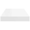 vidaXL Rafturi de perete suspendate, 4 buc., alb, 50x23x3,8 cm, MDF