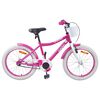 vidaXL Bicicletă pentru Copii 18 Inci pentru 5-7 ani Roz