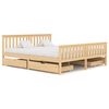 vidaXL Cadru de pat cu 4 sertare, 180 x 200 cm, lemn masiv de pin
