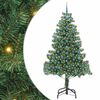 vidaXL Brad de Crăciun Verde 210 cm PVC