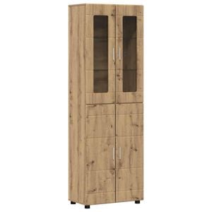 vidaXL Bufet FLORIN 60 x 35 x 182 cm Stejar Artizanal Lemn prelucrat