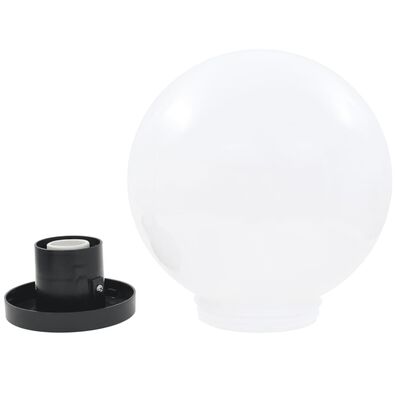 vidaXL Lămpi bol cu LED 2 buc, sferice, 25 cm, PMMA