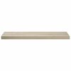 vidaXL Rafturi de perete suspendate 4 buc. stejar, 90x23,5x3,8 cm, MDF
