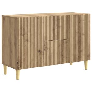 vidaXL Bufet Stejar Artizanal 89 x 34,5 x 60 cm Lemn prelucrat