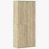 vidaXL Dulap &icirc;nalt, stejar sonoma, 80x35x180 cm, lemn prelucrat