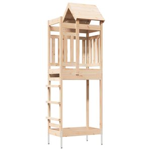 vidaXL Turn de joacă Maro 52,5 x 85 x 238 cm Lemn de pin masiv