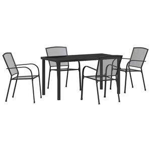 vidaXL Set de masă pentru grădină 5 pcs Antracit