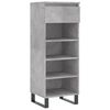 vidaXL Pantofar, gri beton, 40x36x105 cm, lemn prelucrat