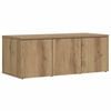 vidaXL Dulap TV, stejar artizanal, 80x34x30 cm, lemn prelucrat