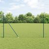 vidaXL Gard cu St&acirc;lp Verde 1,6 x 10 m Oțel și PVC