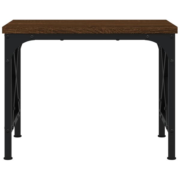 vidaXL Suport imprimantă, stejar maro, 40x30x31 cm, lemn prelucrat