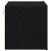 vidaXL Dulap de noapte Stejar Negru 50 x 39 x 41 cm Lemn compozit
