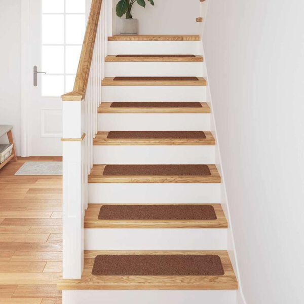 vidaXL Tălpici Antiderapante pentru Trepte 15 pcs Galben 75 x 20 cm PP