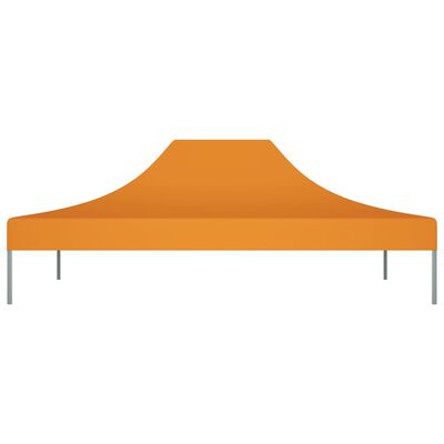 vidaXL Acoperiș pentru cort de petrecere, portocaliu 4 x 3 m, 270 g/m²