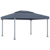 vidaXL Pavilion, antracit, 400 x 300 cm, aluminiu