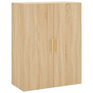 vidaXL Dulap TV montat pe perete, stejar sonoma, 69,5x34x90 cm