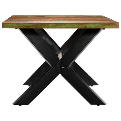 vidaXL Masă de bucătărie, 200 x 100 x 75 cm, lemn masiv reciclat