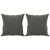 vidaXL Perne decorative, 2 buc., gri &icirc;nchis, 40x40 cm, catifea